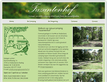 Tablet Screenshot of campingfazantenhof.nl